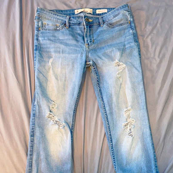 Hollister Denim - Hollister Ripped Jeans Super Skinny